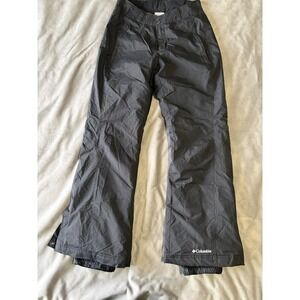 Columbia Womens Black Insulated Snow Pants Ski Snowboard Size S Regular